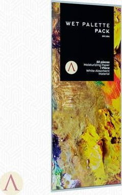 Paketë rimbushëse paletë e lagësht Scale75 Wet Palette Pack, 50 fletë, me shtresë përthithëse, shumëngjyrëshe