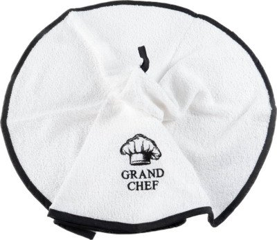 Peshqir dore Wendre Grand Chef, 60 cm, pambuk, i bardhë