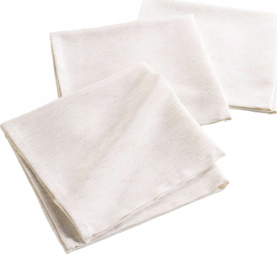 Set pecetash tavoline Pauline, 40x40 cm, set 3 copë, ngjyrë natyrale