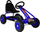 Go-kart pedales LEAN Toys G201, kornizë metalike, fren dore, blu