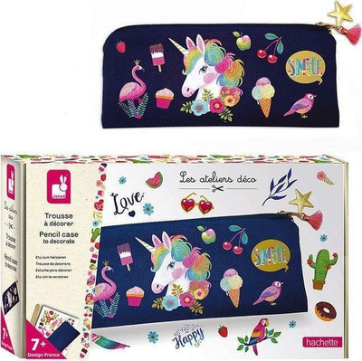 Penar për zbukurim Janod Atelier MIDI, 17 cm, njëbrirësh, blu e errët