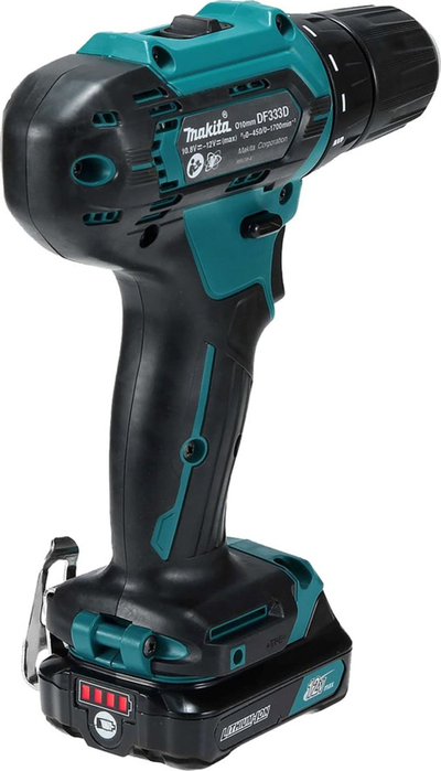Makita kaçavidë me bateri DF333DZK, 12V CXT, pa bateri dhe karikues, blu