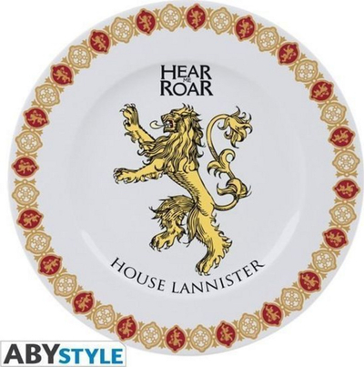 Set pjatash "Houses" Game of Thrones ABYstyle, të bardha