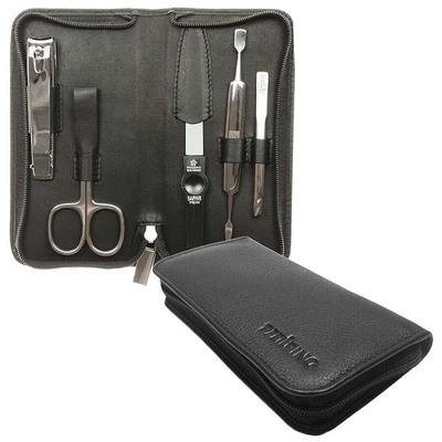 Set për manikyr Pfeilring Solingen kPF008, i zi, 5 mjete