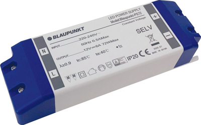 Furnizues energjie LED Blaupunkt 12V 72W, IP20