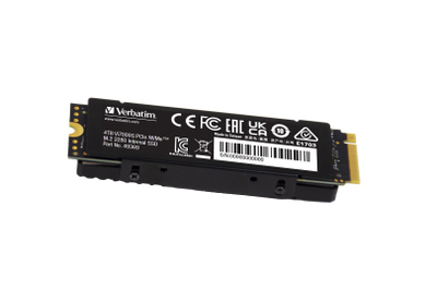 SSD i brendshëm Verbatim Vi7000G, 4TB, M.2 NVMe PCIe 4.0, me heatsink, i zi