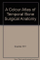 A Colour Atlas Of Temporal Bone - R.T. Counter