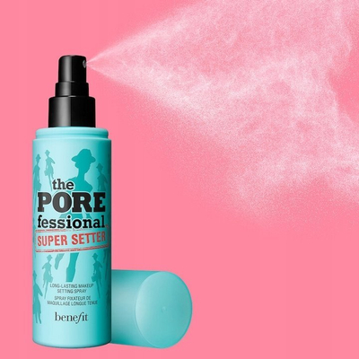 Sprej fiksues Benefit Porefessional Super Setter, mini 30ml, për fytyrë