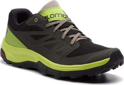Atlete Salomon Outline, të zeza/gjelbra, nr 45 1/3