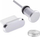 Kapak mbrojtës DA23A, USB C dhe AUX 3.5mm, set 2 copë, argjendtë