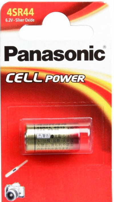 Bateri Panasonic 4SR44, 160mAh, 6.2V, argjendi
