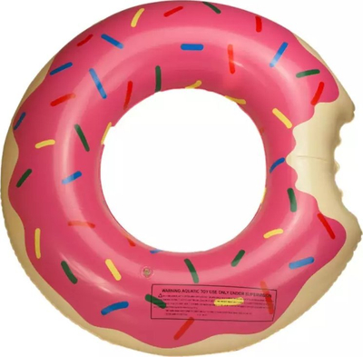 Unazë noti RoGer RO-DONUTS, 50 cm, PVC, rozë