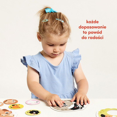 Puzzle edukativ për fëmijë Czuczu First Puzzle Families, 11 pjesë, shumëngjyrëshe