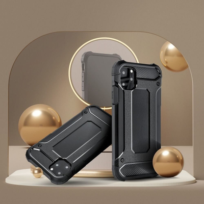 Këllëf telefoni Forcell Armor për Samsung Galaxy A33 5G, mbrojtje e fortë, i zi