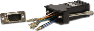 Përshtatës modular Lindy Sys 9pin, M në RJ-45
