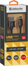 Kabllo Defender USB A - MicroUSB 87802, 1m, e zezë