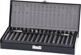 Set bitash KS Tools 911.4304, 10mm, 42 copë, gri e errët