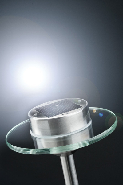 Ndriçues diellor tokësor Paulmann Solar Ufo LED, 0.2W, IP44, inoks