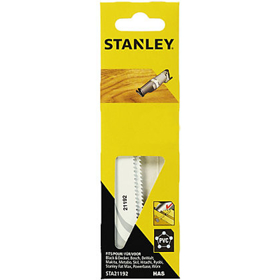 Teh sharre reciproke Stanley STA21192, 152mm, prerje dru, i bardhë