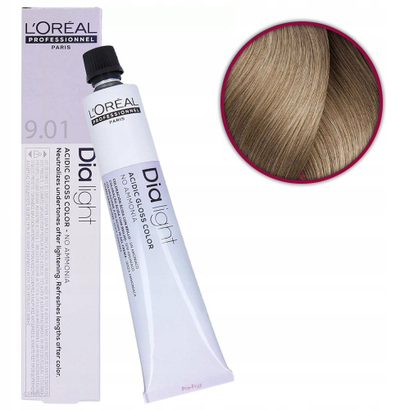 Bojë flokësh LOréal Professionnel Paris Dia Light 9.01, gjysmë-permanente, 50ml