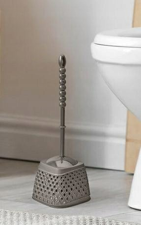 Set furçe për WC Katre, me bazë të mbyllur, plastike pa BPA, ngjyra të përziera