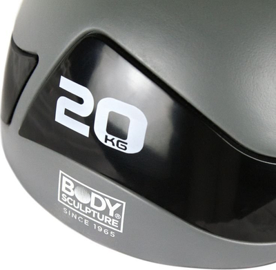 Kettlebell Body Sculpture BW117EN, 20 kg, сива