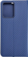 Këllëf libër Vennus Carbon për Xiaomi Redmi Note 12 4G, teksturë karbon, me magnet, blu
