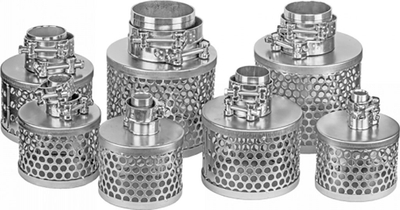 Kosh thithës për pompë Bradas SSF038, për zorrë 1 1/2" 38mm, çelik i galvanizuar