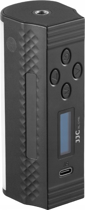 Dritë cilindrike RGB LED JJC, OLED, bateri 2500mAh, e zezë