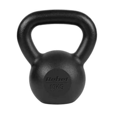 Peshë kettlebell Rebel Active 10kg, gize, e zezë
