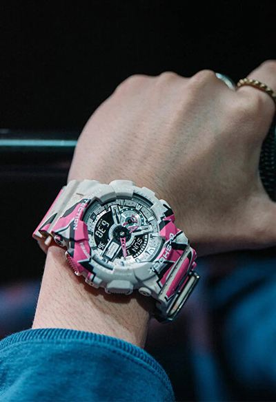 Orë për meshkuj Casio, shumëngjyrëshe