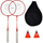 Set badminton Enero Badminton Set In Cover, 2 raketa metalike, me mbulesë, portokalli