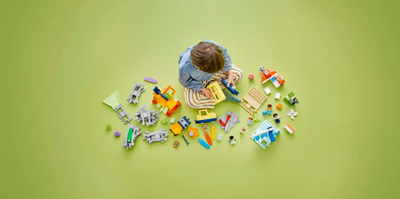 Lodër tren LEGO DUPLO Big Interactive Community Train, interaktiv, shumëngjyrëshe
