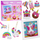Set kreativ me diamantë Yilemei Unicorn, pikturë edhe stikera, rozë