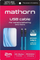 Kabllo USB C në USB C Mathorn MTC-210, 2m, 100W, blu Arctic