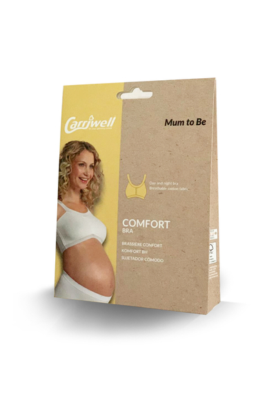 Grudë ushqyese Carriwell Comfort, për gjidhënie dhe gjumë, S, e bardhë