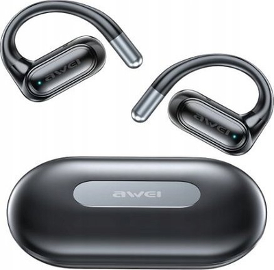 Kufje pa tela Awei T93, Bluetooth 5.3, HiFi stereo, sport, të zeza