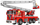 Set blloqesh ndërtimi TECHNIC BLOCKS Fire Brigade, kamion zjarrfikëse, 751 copa, i kuq
