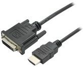 Kabllo HDMI në DVI D Value 12.99.3115, 0.15m, e zezë