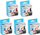 Set shirit ngjitës sportiv Dunlop, 5 copë, 3.8cm, shumëngjyrësh