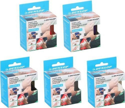 Set shirit ngjitës sportiv Dunlop, 5 copë, 3.8cm, shumëngjyrësh