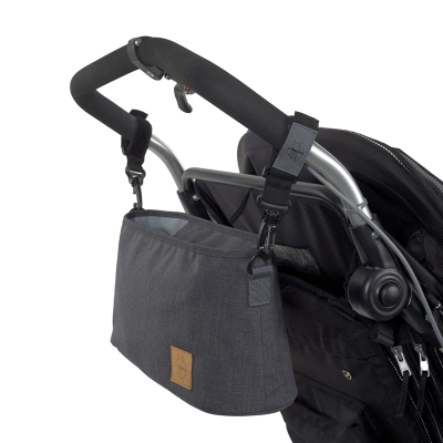 Çantë karroce LÄSSIG Stroller Bag, kompakte, tekstil, gri e errët