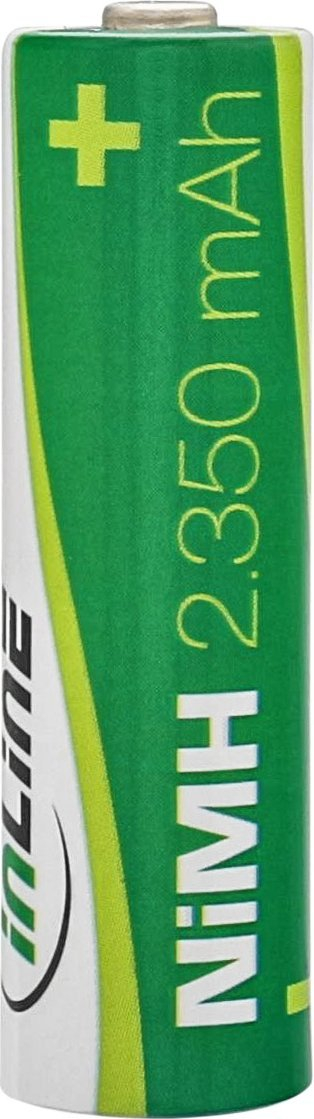 Bateri të rikarikueshme InLine AA HR6, NiMH 1.2V, 2350mAh, paketim 4 copë