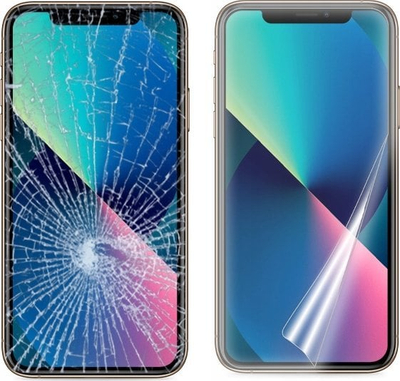 Folie mbrojtëse keramike GrizzGlass CeramicFilm për Xiaomi Redmi Note 13R Pro, e butë dhe e lëvizshme