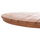 Pllakë tavoline e rrumbullakët HomeMarkt HM18132, dru Teak masiv, diametër 60cm, natyrale