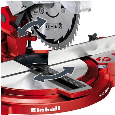 Sharrë tavoline Einhell TH-MS 2112, 1400W