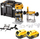 Фреза за рундање Dewalt DCW604P2, 18V, 2 батерии 5.0Ah, жолта