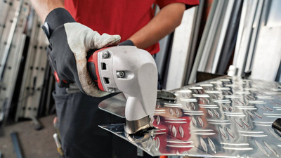 Gërshërë metali me bateri Flex SHE 16 18.0-EC C, 18V, brushless, kuqe e zezë