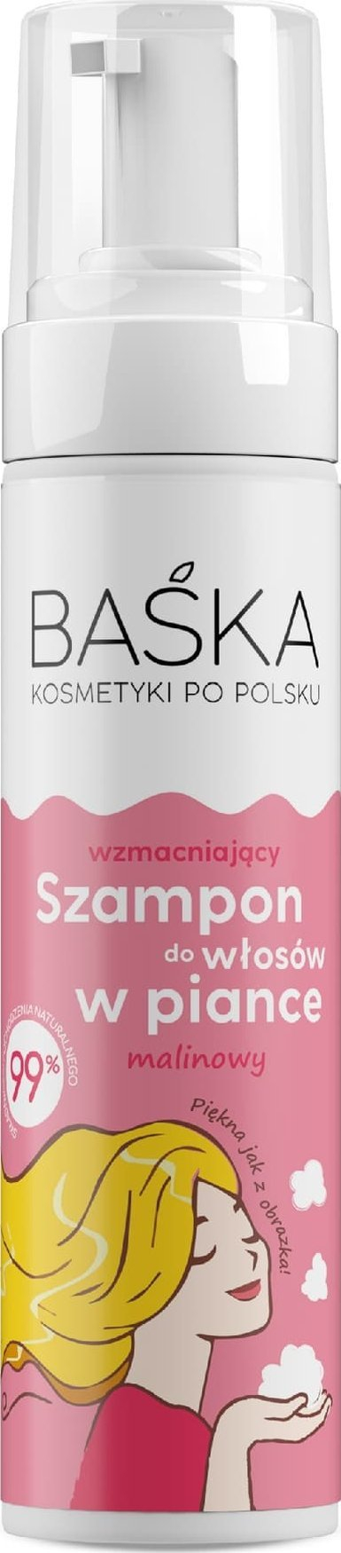 Shampo shkumë për flokë Baka Strengthening Foam Shampoo, forcuese, me erë mjedre, 200ml