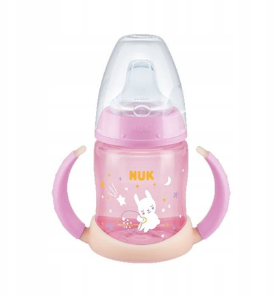 Bibron trajnues Nuk First Choice Night, silikon, 150ml, 6–18 muaj